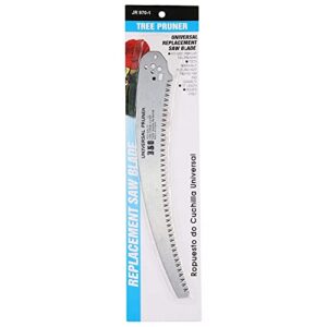 Universal Type Saw Blade, Compare the Holes on the Picture of the Blade and Your Pruner Pole and See if They Can Match Up, Pole Pruner Blade Replacement, Razor-Sharp Curved Blade Saw, Steel Blade with High Hardness and Sharpness, 15.5 inches Length