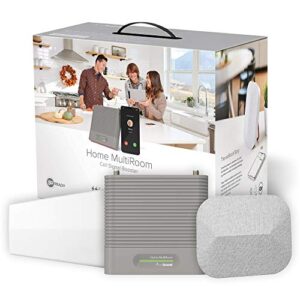 weboost home multiroom - cell phone signal booster | boosts 4g lte & 5g up to 5,000 sq ft for all u.s. carriers - verizon, at&t, t-mobile & more | made in the u.s. | fcc approved (model 470144)