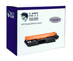 mti 30a micr compatible cf230a toner replacement for hp laser pro mfp m203dw m227fdw m227fdn m203d m203dn m227sdn | m227 m203 magnetic ink check printer cartridge