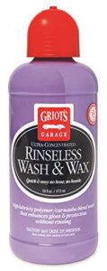griot's garage 10493 rinseless wash and wax 16oz