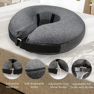 MIDOG Dog Cone,Soft Cone for Dogs After Surgery,Pet Inflatable Collar Protective Recovery Donut Collar to Prevent Pets from Touching Stitches, Wounds and Rashes