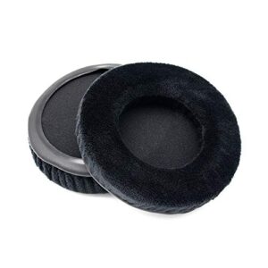 velvet ear pads replacement foam ear cushions covers earmuffs pillow compatible with msi ds502 ds-502 headset headphone repair parts (black)