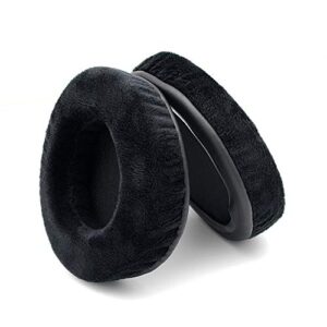 Velvet Ear Pads Replacement Foam Ear Cushions Covers Earmuffs Pillow Compatible with MSI ds502 DS-502 Headset Headphone Repair Parts (Black)