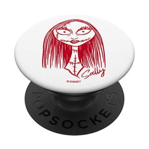 disney nightmare before christmas sally head popsockets popgrip: swappable grip for phones & tablets