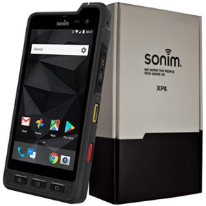 sonim xp8 xp8800 dual-sim 64gb unlocked 4g/lte rugged smartphone black - renewed