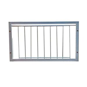 POPETPOP Bird Door Iron Bars 20pcs Active Bird Cage Door Iron Bars Entrance Wire Trap Door Curtain Metal Removable Rod (Silver)