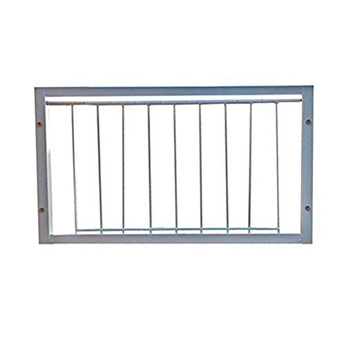 POPETPOP Bird Door Iron Bars 20pcs Active Bird Cage Door Iron Bars Entrance Wire Trap Door Curtain Metal Removable Rod (Silver)