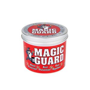 magic guard – best wheel wax – sealant & protection for all wheels – easy removal of brake dust & road grime - hydrophobic – acid, corrosion & moisture resistant – made in usa – 4 oz 
