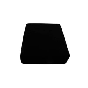 isaac kieran night black velvet necklace gift box travel storage display case 7" x 6.3"