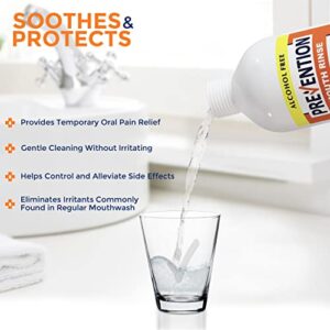 Prevention Oncology Mouth Rinse | Alcohol Free - Specially Formulated for Patients Undergoing Oncology Treatment, Value 4-Pack