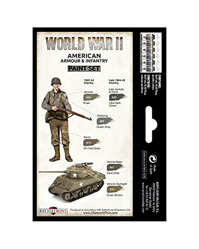 Model Color WWII American Armour & Infantry