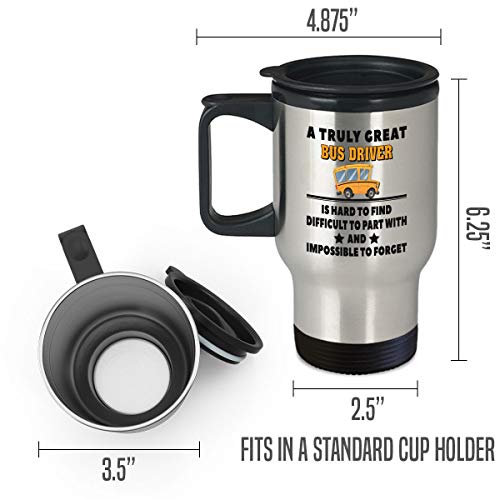 Funny Bus Driver Cup - Hard to Find - 14oz Coffee, Tea Travel Mug