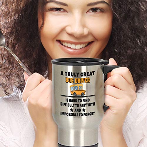 Funny Bus Driver Cup - Hard to Find - 14oz Coffee, Tea Travel Mug