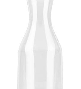 DecorRack Large Water Carafes, Bottle with Flip Top Lid, 50 Oz -BPA Free- Plastic Juice Pitcher, Decanter, Jug, Serve Fridge Cold Iced Tea, Water, for Outdoors, Picnic, Parties, Clear (1 Pack)