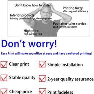 EASYPRINT (1xSET, BCMY) Compatible 407S Toner Cartridge Replacement for CLT-407S Used for Samsung CLP-325 CLP-320 CLX-3285 CLX-3185 Printers