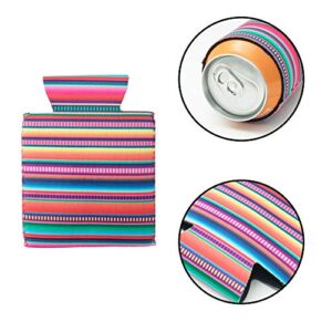 HaiMay 10 Pieces Beer Can Sleeves Beer Can Coolers Drink Cooler Sleeves for Cans and Bottles, Fashion Styles