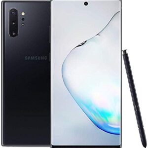 Samsung Galaxy Note 10 Plus (SM-N975F) Single SIM, 256GB, 6.8", 12GB RAM, GSM, Factory Unlocked LTE Smartphone, International Version - Aura Black