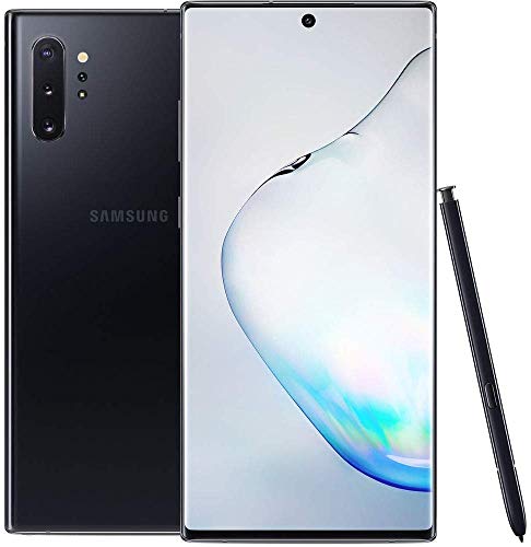 Samsung Galaxy Note 10 Plus (SM-N975F) Single SIM, 256GB, 6.8", 12GB RAM, GSM, Factory Unlocked LTE Smartphone, International Version - Aura Black