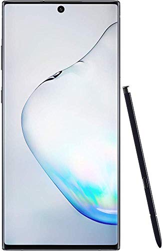 Samsung Galaxy Note 10 Plus (SM-N975F) Single SIM, 256GB, 6.8", 12GB RAM, GSM, Factory Unlocked LTE Smartphone, International Version - Aura Black