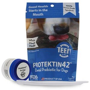 TEEF! Daily Dental Care – Natural Dog Dental Water Additive, 30 Day Supply – Award Winning Formula Fights Plaque and Tartar – No Brushing, Add to Water Bowl – Say Hello to Healthier Gums