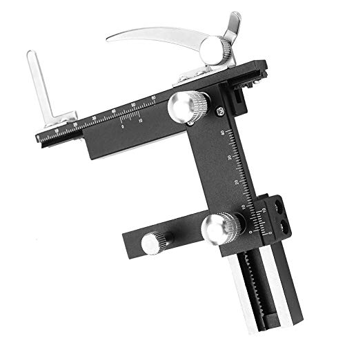 Microscope Movable Caliper, High-Precision Movable Ruler Mechanical Stage X-Y Uses on Microscope to Move The Slices