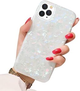 boftale iphone 11 pro case 2019, girls women glitter cute slim thin soft tpu silicone clear bumper shockproof protective phone case cover compatible with iphone 11 pro 5.8 inch (colorful)