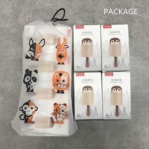 4Pcs Cute Cartoon Creative Squirrel Small Keychain Hooks ,Kids Cute Hooks Coat Wall Hooks , Adhesive Shower Towel Hooks , Hat Key Hooks ,Squirrel Wall Hook for Decoration