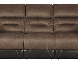 Signature Design by Ashley Contemporary Reclining Sofas, Brown