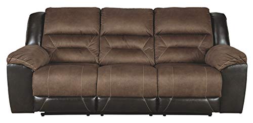 Signature Design by Ashley Contemporary Reclining Sofas, Brown