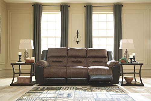 Signature Design by Ashley Contemporary Reclining Sofas, Brown