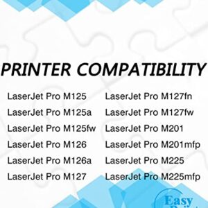 EASYPRINT 2-Pack Compatible 283X CF283X Toner Cartridge Replacement for 83X Used for HP Pro M125, M125a, M125fw, M126, M126a, M127, M127fn, M127fw, M201, M201mfp, M225, M225mfp Printer