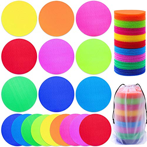 90 Pcs Carpet Markers Floor Dots, Shynek Carpet Dots for Classroom Carpet Markers for Teacher Supplies Elementary School Kindergarten Daycare Classroom Decoration