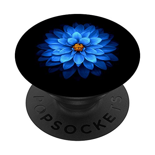 Purple Color Flower Astra Blue Pop Mount Socket Pattern Grip PopSockets PopGrip: Swappable Grip for Phones & Tablets