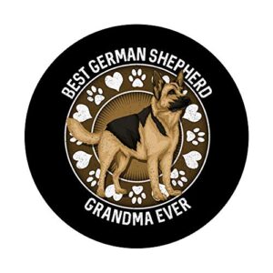 Best German Shepherd Grandma Ever PopSockets Grip and Stand for Phones and Tablets