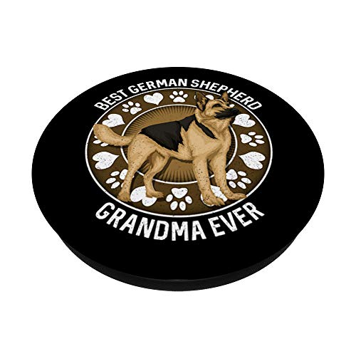 Best German Shepherd Grandma Ever PopSockets Grip and Stand for Phones and Tablets