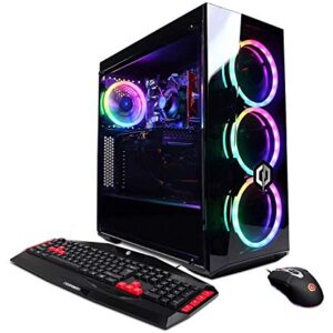CyberpowerPC Gamer Xtreme VR Gaming PC, Intel Core i5-9400F 2.9GHz, NVIDIA GeForce GTX 1660 6GB, 8GB DDR4, 240GB SSD, 1TB HDD, WiFi Ready & Win 10 Home (GXiVR8060A8, Black)
