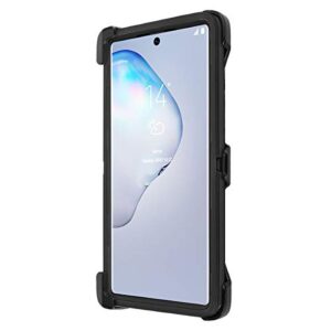 AICase for Galaxy Note 10 Belt-Clip Holster Case, Full Body Rugged Heavy Duty Case with Screen Protector, Shock/Drop/Dust Proof 3-Layer Protection Cover for Samsung Galaxy Note 10