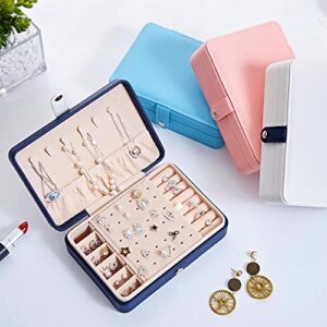 Bausweety Jewelry Box Necklace Earrings Rings Jewelry Accessory Organizer for Women Girls