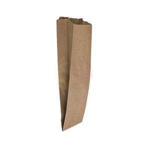 Wine Paper Bags Brown Kraft, Unprinted Grocery Liquor Bags - Craft Bags 500/Pack (Pint)