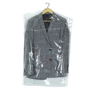 30 pack clear plastic clothes covers 35.4inch dry cleaning hanging dust proof garment bags for home storage clothing stores & dry cleaners.