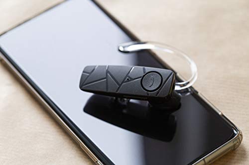 TELLUR VOX 55 Bluetooth Headset, Handsfree Earpiece, BT v5.2, Multipoint Two Simultaneous Connected Devices, 360° Hook for Right or Left Ear, iPhone and Android