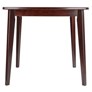 Winsome Pauline Dining, 34.02x34.02x29.33, Walnut