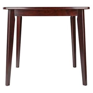 Winsome Pauline Dining, 34.02x34.02x29.33, Walnut