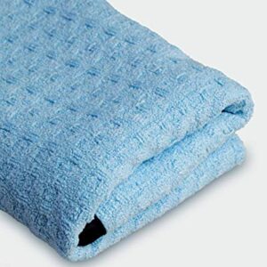 Adam's Waterless Wash Microfiber Towel - Waffle Weave Design Traps Dirt & Safely Cleans Your Car, Boat, RV, Truck, and More - Dries, Cleans with Waterless Wash System (4 Pack)