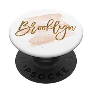 brooklyn girls name gift trendy modern teen tween ladies popsockets popgrip: swappable grip for phones & tablets