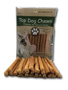 top dog chews turkey tendon round -soft -made in the usa - large 1lb/ 16oz/ 453g
