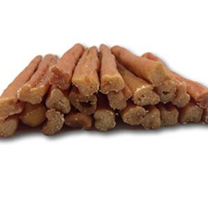 Top Dog Chews Turkey Tendon Round -Soft -Made in The USA - Large 1LB/ 16oz/ 453g