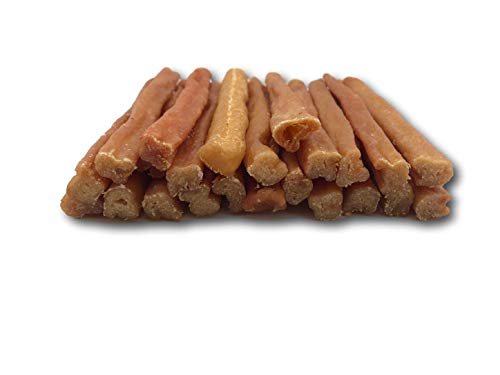 Top Dog Chews Turkey Tendon Round -Soft -Made in The USA - Large 1LB/ 16oz/ 453g