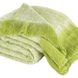 Safavieh Home Lonny Green 50 x 70-inch Blanket Throw, 50"x61"