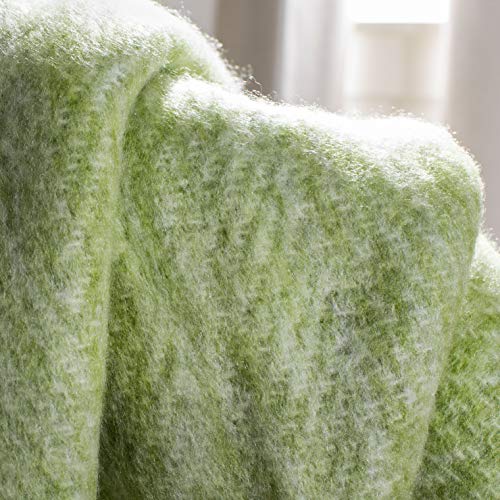 Safavieh Home Lonny Green 50 x 70-inch Blanket Throw, 50"x61"